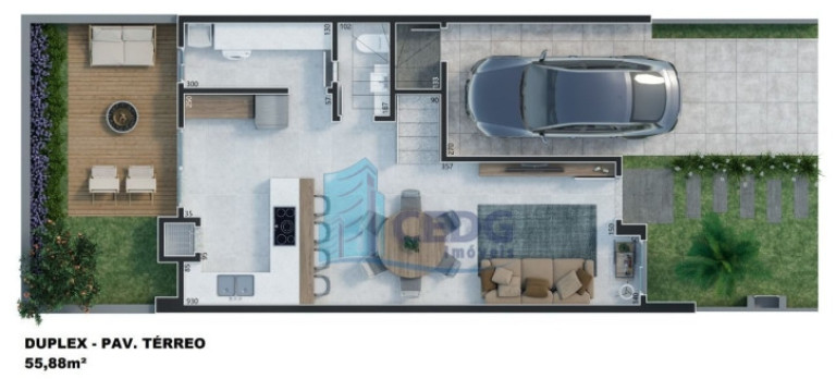 Imagem Casa de Condomínio com 3 Quartos à Venda, 112 m² em Abranches - Curitiba