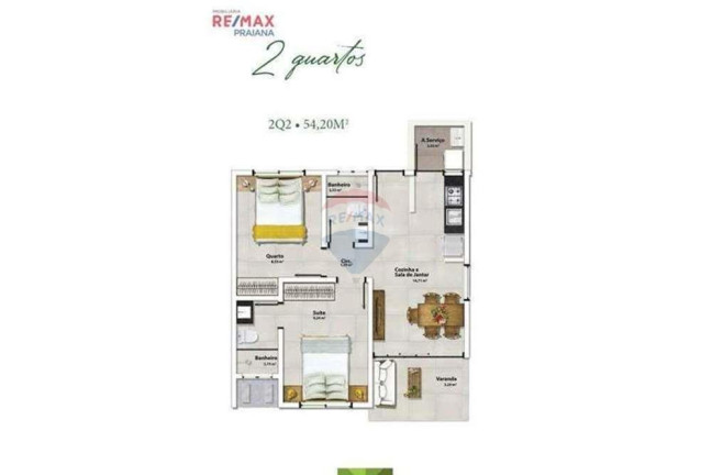 Imagem Apartamento com 2 Quartos à Venda, 55 m² em Praia Do Forte - Mata De São João