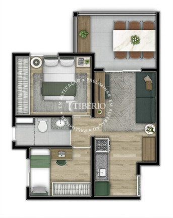 Imagem Apartamento com 2 Quartos à Venda, 39 m² em Tatuapé - São Paulo