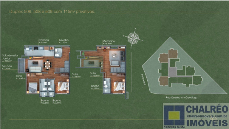 Imagem Imóvel com 1 Quarto à Venda, 53 m² em Candiago - Gramado