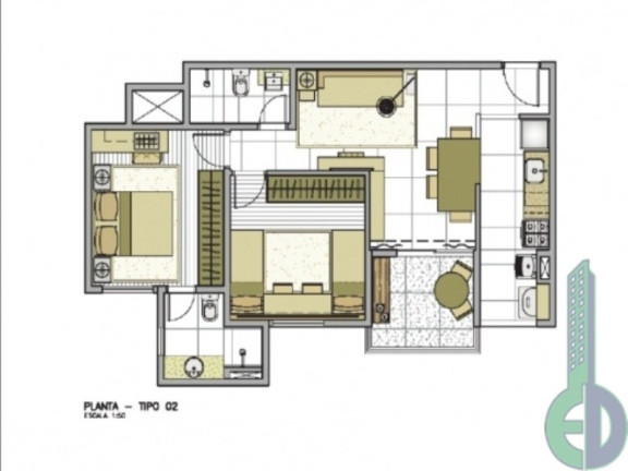 Imagem Imóvel com 2 Quartos à Venda, 65 m² em Santa Maria - Sao Caetano Do Sul Imagem Imóvel com 2 Quartos à Venda, 65 m² em Santa Maria - Sao Caetano Do Sul