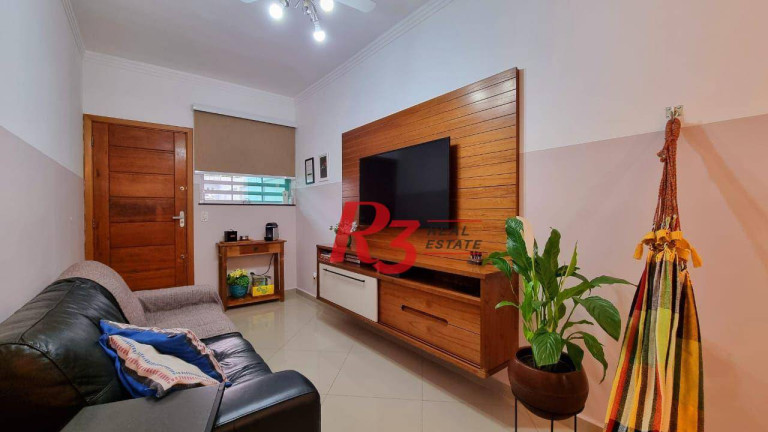 Imagem Casa com 2 Quartos à Venda, 110 m² em Boqueirão - Santos Imagem Casa com 2 Quartos à Venda, 110 m² em Boqueirão - Santos