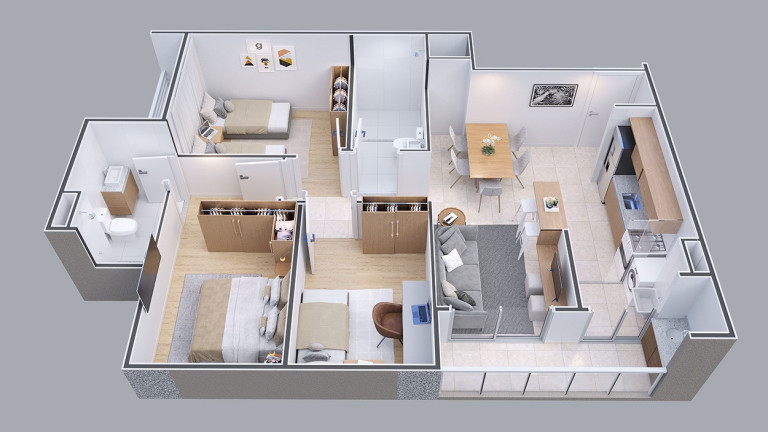 Imagem Cobertura com 3 Quartos à Venda, 132 m² em Areal (águas Claras) - Brasília