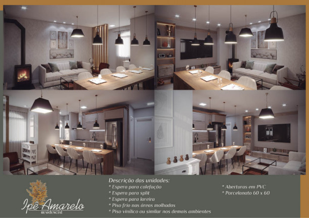 Imagem Apartamento com 1 Quarto à Venda, 50 m² em Planalto - Gramado Imagem Apartamento com 1 Quarto à Venda, 50 m² em Planalto - Gramado