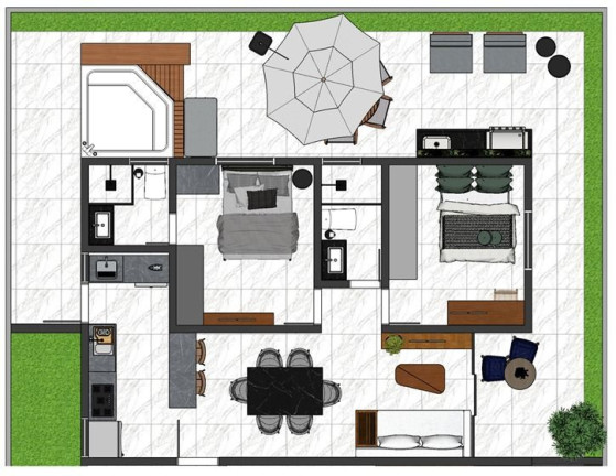 Imagem Apartamento com 2 Quartos à Venda, 55 m² em Bessa - João Pessoa