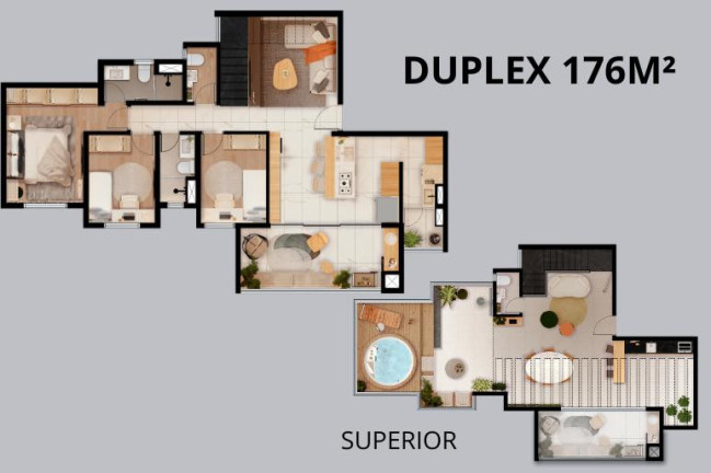 Cobertura com 3 Quartos à Venda, 176 m² em Vila Valparaíso - Santo André