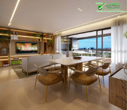Imagem Apartamento com 3 Quartos à Venda, 105 m² em Cocó - Fortaleza