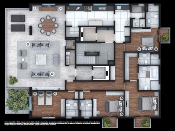 Imagem Cobertura com 3 Quartos à Venda, 672 m² em Jardins - São Paulo