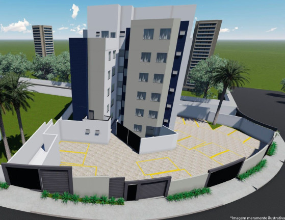 Imagem Apartamento com 3 Quartos à Venda, 55 m² em Boa Vista - Vespasiano