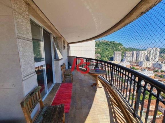 Imagem Cobertura com 3 Quartos à Venda ou Locação, 177 m² em José Menino - Santos