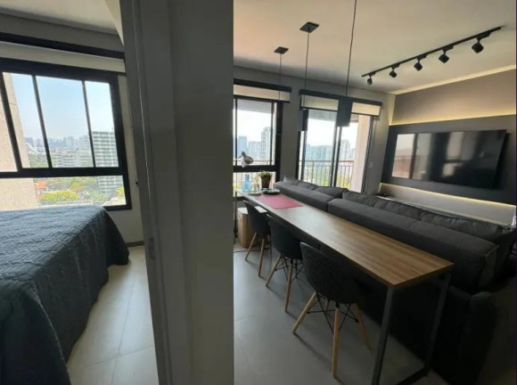 Imagem Apartamento com 1 Quarto à Venda, 45 m² em Santo Amaro - São Paulo Imagem Apartamento com 1 Quarto à Venda, 45 m² em Santo Amaro - São Paulo