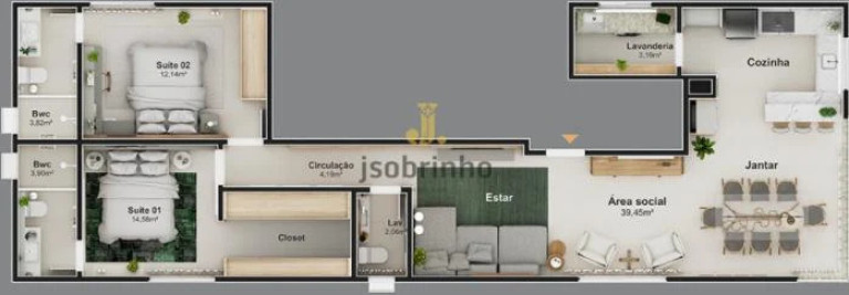 Imagem Apartamento com 2 Quartos à Venda, 93 m² em Centro - Balneário Camboriú Imagem Apartamento com 2 Quartos à Venda, 93 m² em Centro - Balneário Camboriú