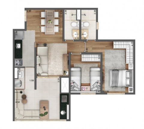 Imagem Apartamento com 2 Quartos à Venda, 64 m² em Santana - São Paulo Imagem Apartamento com 2 Quartos à Venda, 64 m² em Santana - São Paulo