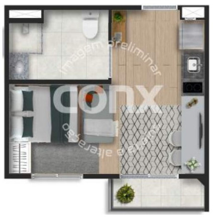 Imagem Imóvel com 1 Quarto à Venda, 35 m² em Vila Romana - São Paulo