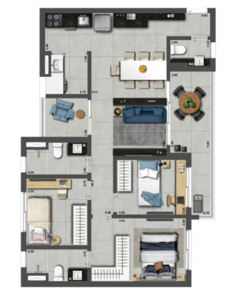 Imagem Imóvel com 3 Quartos à Venda, 107 m² em Moema - São Paulo