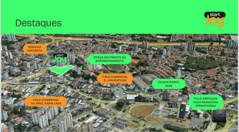 Imagem Apartamento com 1 Quarto à Venda, 42 m² em Centro - São Bernardo Do Campo