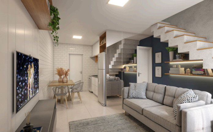 Imagem Casa com 2 Quartos à Venda, 48 m² em Chácara Ondas Verdes - Cotia Imagem Casa com 2 Quartos à Venda, 48 m² em Chácara Ondas Verdes - Cotia