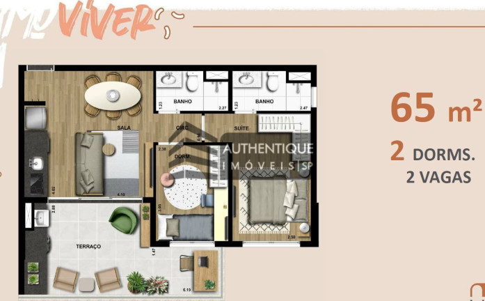 Imagem Apartamento com 2 Quartos à Venda, 65 m² em Campo Belo - São Paulo Imagem Apartamento com 2 Quartos à Venda, 65 m² em Campo Belo - São Paulo