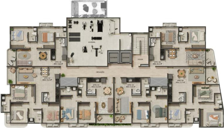 Imagem Apartamento com 2 Quartos à Venda, 53 m² em Aeroclube - João Pessoa Imagem Apartamento com 2 Quartos à Venda, 53 m² em Aeroclube - João Pessoa