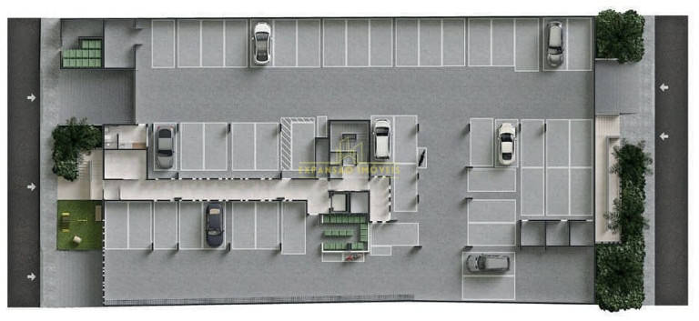 Imagem Apartamento com 1 Quarto à Venda, 33 m² em Barreiros - São José