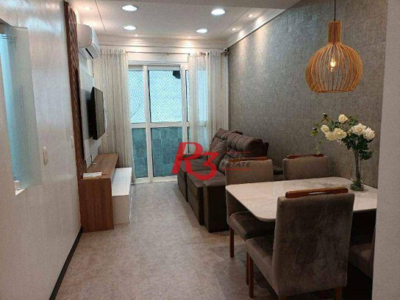 Imagem Imóvel com 2 Quartos à Venda ou Locação, 75 m² em Gonzaga - Santos