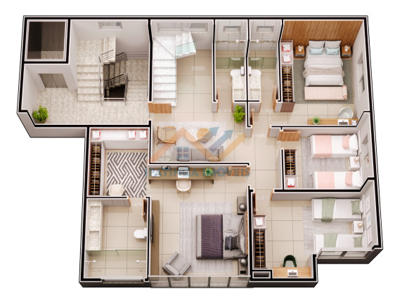 Imagem Cobertura com 4 Quartos à Venda, 212 m² em Bom Retiro - Ipatinga