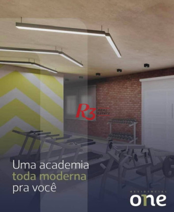Imagem Apartamento com 1 Quarto à Venda, 60 m² em Boqueirão - Santos
