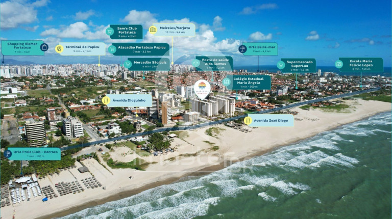 Imagem Apartamento com 2 Quartos à Venda, 38 m² em Vicente Pinzon - Fortaleza