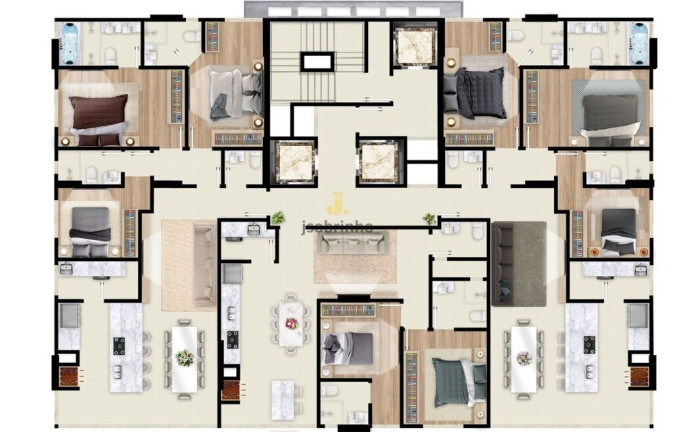 Apartamento com 2 Quartos à Venda, 86 m² em Porto Belo