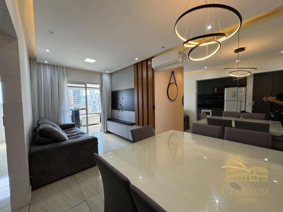 Apartamento com 2 Quartos à Venda, 77 m² em Vila Guilhermina - Praia Grande