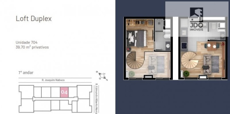 Imagem Apartamento com 1 Quarto à Venda, 40 m² em Tingui - Curitiba Imagem Apartamento com 1 Quarto à Venda, 40 m² em Tingui - Curitiba