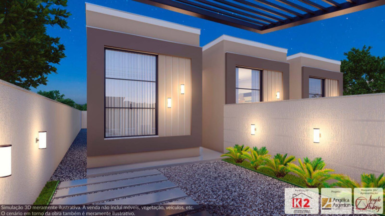 Imagem Casa com 2 Quartos à Venda, 60 m² em Loteamento Lemos - Tijucas