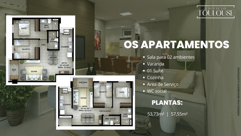 Imagem Apartamento com 2 Quartos à Venda, 57 m² em Candeias - Jaboatão Dos Guararapes