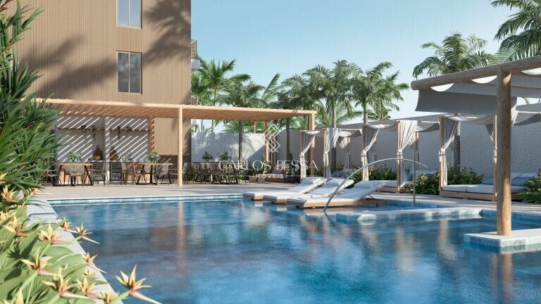 Imagem Apartamento com 1 Quarto à Venda, 52 m² em Praia Dos Carneiros - Tamandaré