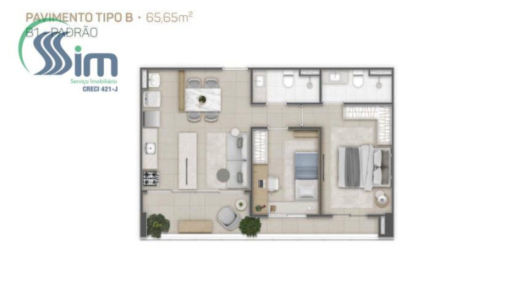 Imagem Apartamento com 2 Quartos à Venda, 79 m² em Aldeota - Fortaleza