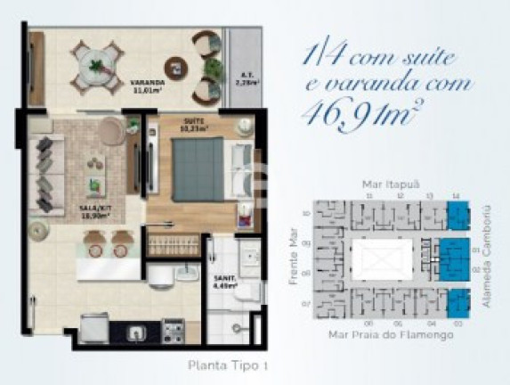 Imagem Apartamento com 1 Quarto à Venda, 52 m² em Stella Maris - Salvador Imagem Apartamento com 1 Quarto à Venda, 52 m² em Stella Maris - Salvador