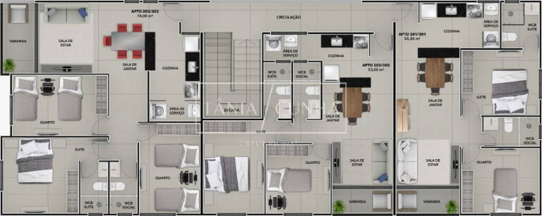Imagem Apartamento com 2 Quartos à Venda, 56 m² em Bessa - João Pessoa Imagem Apartamento com 2 Quartos à Venda, 56 m² em Bessa - João Pessoa