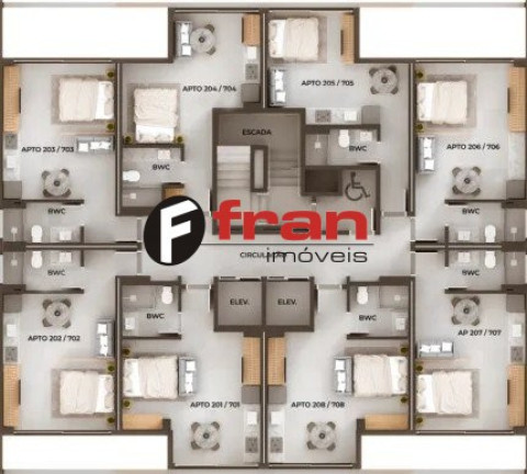 Imagem Apartamento com 1 Quarto à Venda, 27 m² em Trindade - Florianópolis