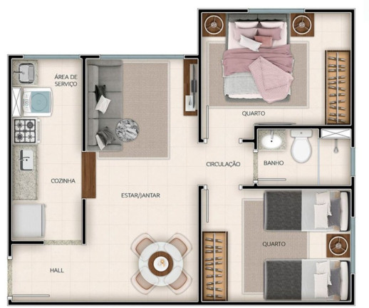 Imagem Imóvel com 2 Quartos à Venda, 45 m² em Méier - Rio De Janeiro