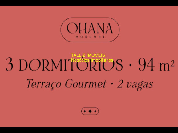 Imagem Apartamento com 3 Quartos à Venda, 95 m² em Ohana - Vila Andrade - São Paulo