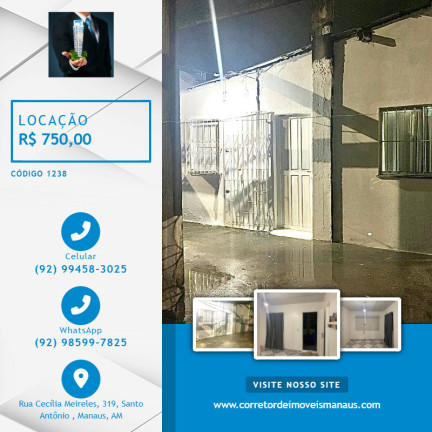 Casa com 3 Quartos para Alugar,  em Colonia Terra Nova - Manaus