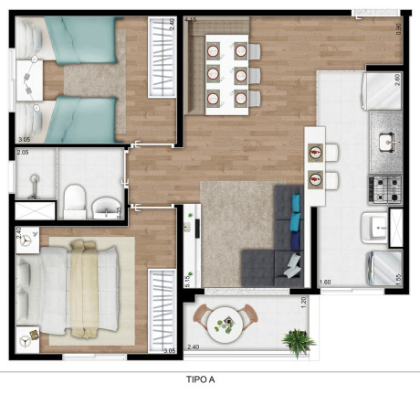 Imagem Apartamento com 2 Quartos à Venda, 49 m² em Penha - São Paulo