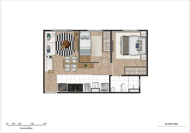 Imagem Apartamento com 2 Quartos à Venda, 40 m² em Pirituba - São Paulo
