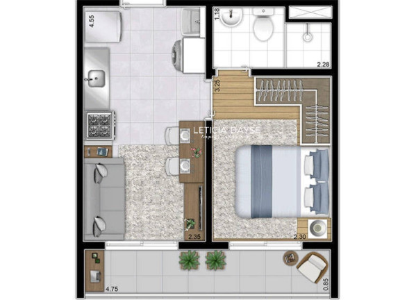 Imagem Apartamento com 1 Quarto à Venda, 29 m² em Belenzinho - São Paulo Imagem Apartamento com 1 Quarto à Venda, 29 m² em Belenzinho - São Paulo
