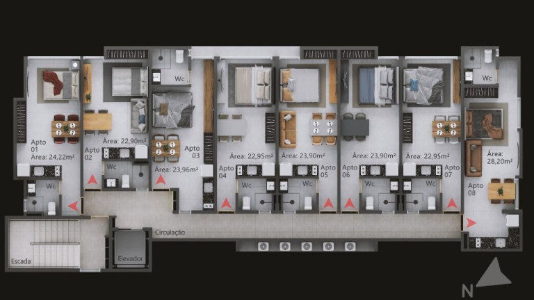 Imagem Loft com 1 Quarto à Venda, 22 m² em Intermares - Cabedelo