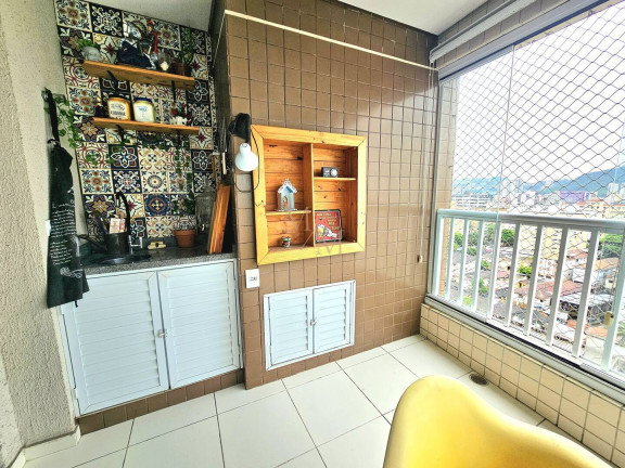 Imagem Apartamento com 3 Quartos à Venda, 111 m² em Encruzilhada - Santos
