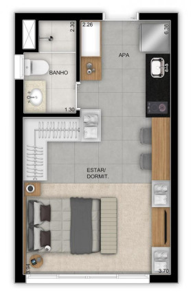 Imagem Imóvel com 1 Quarto à Venda, 27 m² em Vila Matilde - São Paulo Imagem Imóvel com 1 Quarto à Venda, 27 m² em Vila Matilde - São Paulo