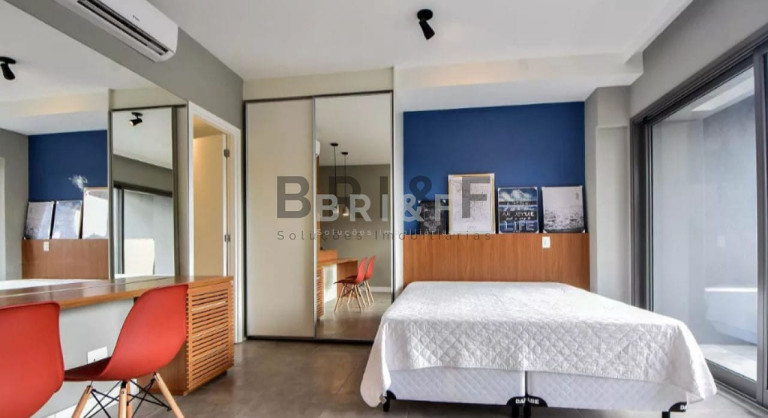 Imagem Apartamento com 1 Quarto para Alugar, 41 m² em Brooklin - São Paulo