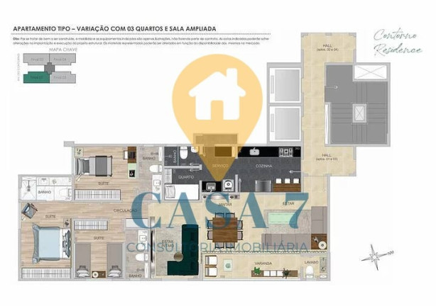 Imagem Apartamento com 4 Quartos à Venda, 130 m² em Lourdes - Belo Horizonte