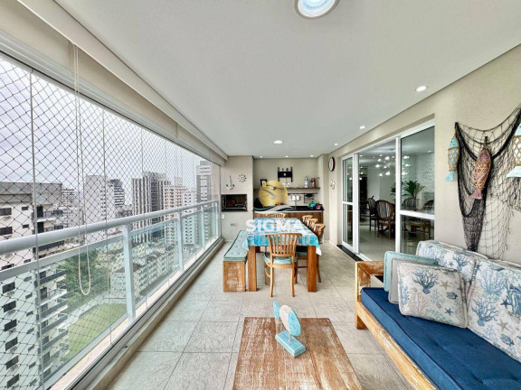 Imagem Apartamento com 3 Quartos à Venda, 134 m² em Jardim Astúrias - Guarujá